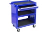 Открытая тележка, 3 полки и ящик, синяя МАСТАК 520-01580B
