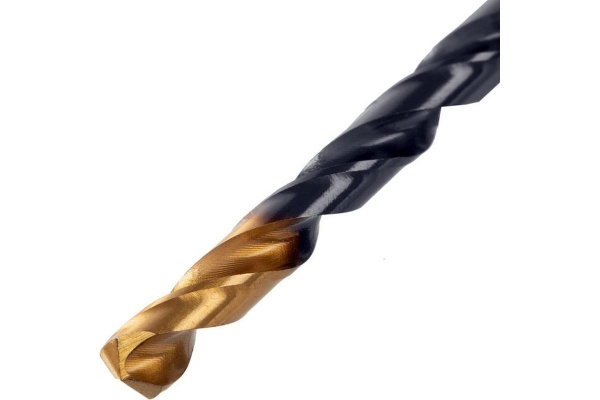 Сверло по металлу Golden Tip 5.5 мм, HSS-Tin, 10 шт, DIN 338 Denzel 717214