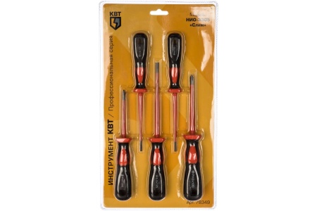 Набор диэлектрических отверток КВТ Слим НИО-3305 78349
