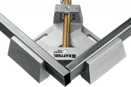 Экстрамощная стальная угловая струбцина для сварочных работ KRAFTOOL Extrem C90 32201 Экстрамощная стальная угловая струбцина для сварочных работ KRAFTOOL Extrem C90 32201