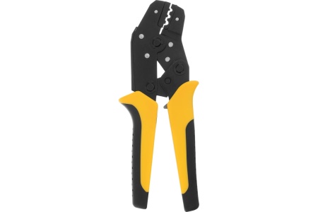 Клещи для обжима неизолированных наконечников НК и НВ, разъемов РП Denzel 0.25 - 2.5 кв. мм 17745