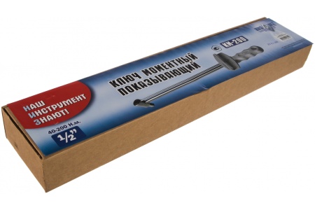 Динамометрический шкальный ключ НИЗ КМ-200, 1/2" 40-200 Нм 2774-200