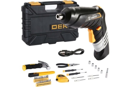 Аккумуляторная отвертка DEKO DKS4FU-Li 063-4152