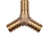 Тройник Y-образный елочка 12 мм, латунь, в блистере AV Steel AV-700337B блистер