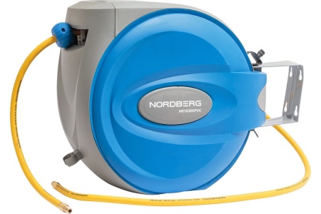 Шланг воздушный на катушке, гибридный PVC 9.5х15.5 мм, 30+2 м NORDBERG HR1030HPVC