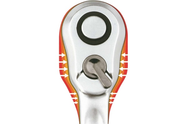 Трещоточная рукоятка HEYTEC , 1/4", 60 зубцов, L-150 мм HE-50825101783