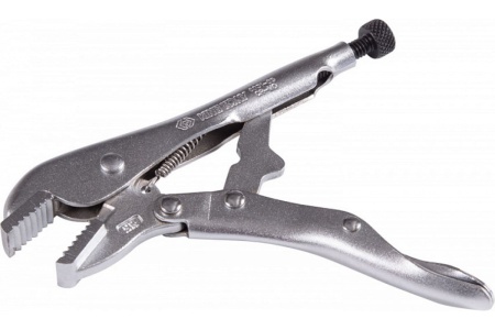 Зажим KING TONY с фиксатором 140 мм, с прямыми губками 6031-05R