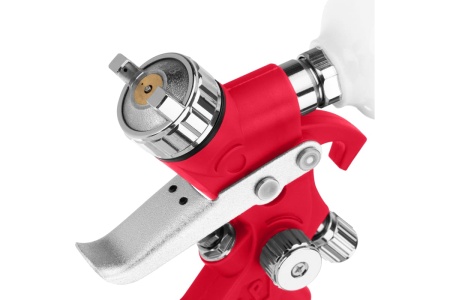 Пневматический краскораспылитель с верхним бачком MATRIX HVLP 0.1 л, сопло 0.8 мм 57325