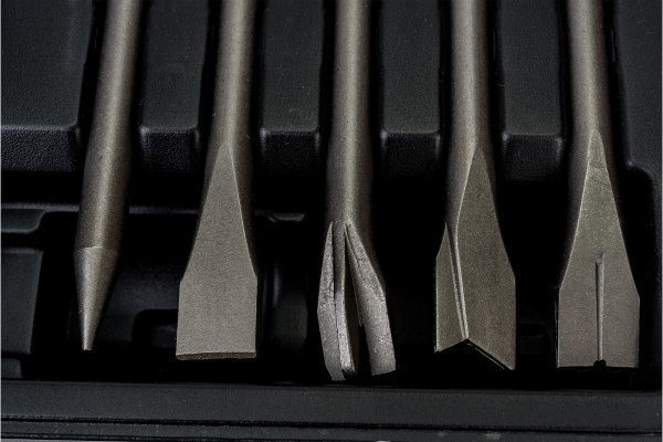 Пистолетное пневмозубило в наборе с зубилами Byemax BG-2711PSR