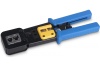 Обжимной инструмент для коннекторов быстрой установки Cabeus RJ-45 (8р8с), RJ-11/12 (6р6с, 6р4с, 6р2с), профессиональный, с храповым механизмом HT-376Z