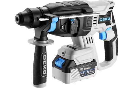 Аккумуляторный перфоратор DEKO DKCH20FU-Li, 20В, 1x5.0Ач 063-4418