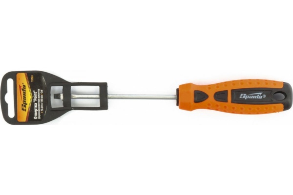 Отвертка SL4.0х100мм, CrV, 2-х компонентная рукоятка SPARTA Point 11763