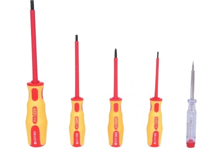 Набор отверток KS Tools VDE, с индикаторной отверткой, 1000В 117.0540