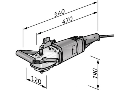 Шлифовальная машина с подачей воды FLEX LW 802 VR 258597