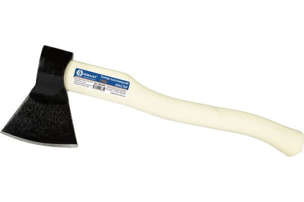 Плотницкий кованый топор КОБАЛЬТ МАСТЕР 1200 г, деревянное топорище 906-654