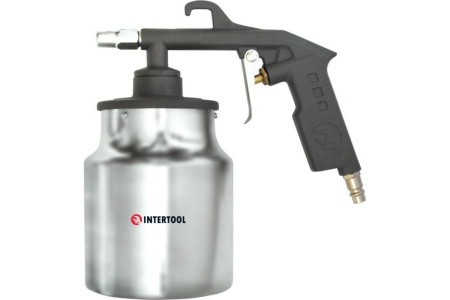 Пескоструйный пневматический пистолет с бачком INTERTOOL PT-0705
