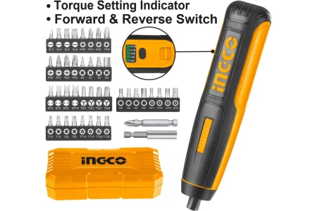 Аккумуляторная отвертка INGCO CSDLI0403