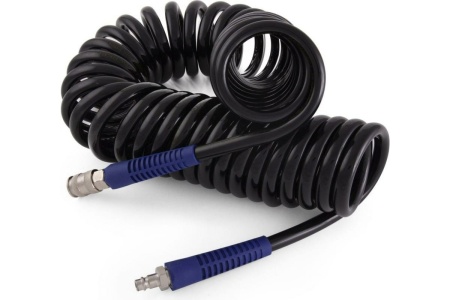 Шланг спиральный (15 м; 10х14 мм) с быстросъемными соединениями WIEDERKRAFT WDK-65815