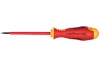 Диэлектрическая отвертка Felo Ergonic 4,0х0,8х100 плоская шлицевая 41304090