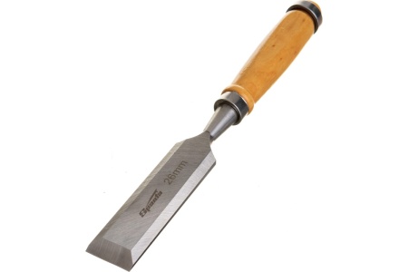 Долото-стамеска SPARTA 26 мм, деревянная рукоятка 242515