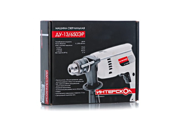 Ударная дрель Интерскол ДУ-13/650 ЭР