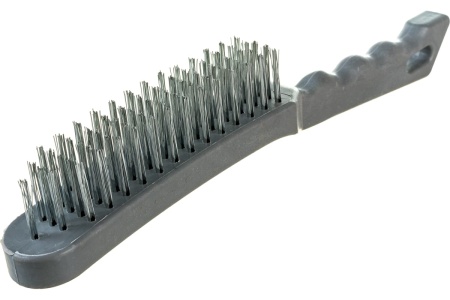 Металлическая 5-рядная щетка с пластиковой ручкой АвтоDело 44015 15470