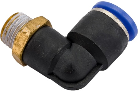 Фитинг Г- образный трубка 10 мм, резьба наружная 1/4" Pegas pneumatic 5903