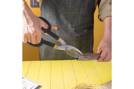 Ножницы по металлу DELI DL25910 250 мм, углеродистая сталь, противоскользящая рукоять 104505