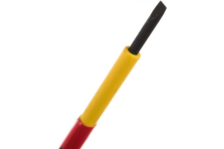 Шлицевая отвертка Hans для электрика 2,5х75 мм 0818M2-3