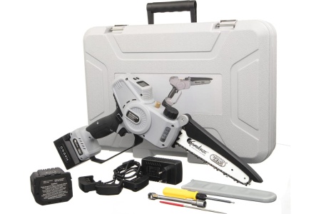 Беспроводная аккумуляторная цепная пила Volpi originale с функцией автоматической подачи масла KVS6000