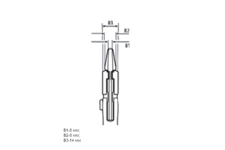 Клещевой ключ KNIPEX KN-8607250 1000 V