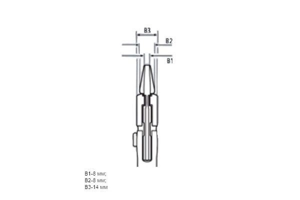 Клещевой ключ KNIPEX KN-8607250 1000 V
