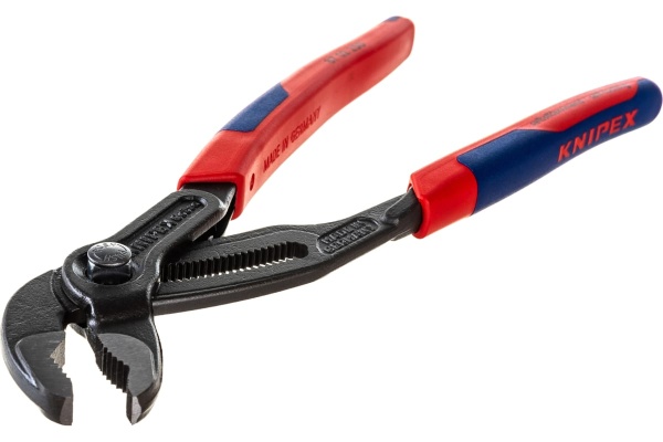 Переставные клещи Knipex Cobra, 50 мм (2"), 250 мм, серые, 2К ручки, KN-8702250SB