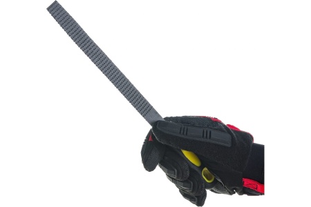 Полукруглый рашпиль с прорезиненной ручкой, 200 мм FIT IT 42757