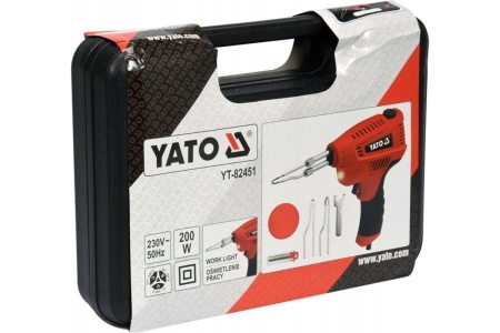 Импульсный электрический паяльник YATO 200 W YT-82451