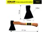 Кованый топор ZINLER 0.6 кг, А0, общий вес 0.85 кг Z5.1T5 ТКЗ-5