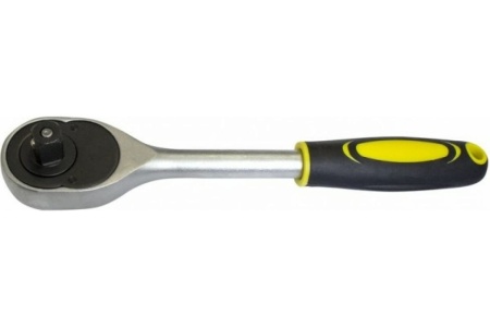 Трещотка WMC TOOLS реверсивная, с резиновой ручкой, 3/8''(L-200мм,24зуб.) 48824 80234