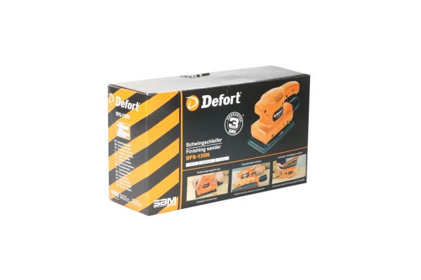 Вибрационная шлифовальная машина DEFORT DFS-135N 93720629