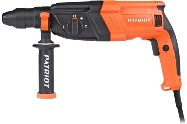 Перфоратор PATRIOT RH 267Q SDS+, мощность 825 Вт, 2.8 Дж, 3 режима работы, макс.диаметр 26 мм, быстросменный патрон QCC, набор буров и долот, глубиномер, кейс 140301328