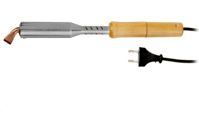 Паяльник TUNDRA деревянная рукоятка, плоское жало, 150Вт, 220В 1026067