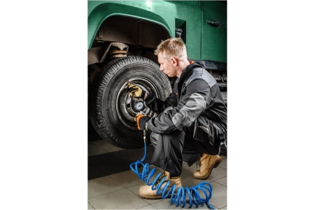 Пистолет для подкачки шин с манометром диаметром 63 мм NEO Tools 12-546