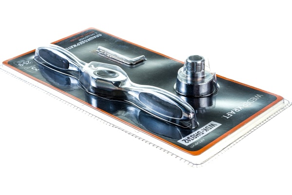 Плашкодержатель WIEDERKRAFT с трещоткой, 3 предмета WDK-DH0312