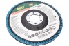 Круг лепестковый торцевой циркониевый плоский (125 мм; P40) FIT 39972