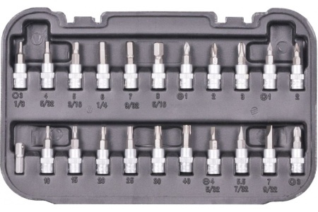 Набор торцевых головок АвтоDело 1/4" DR 46 предметов 39946 13702