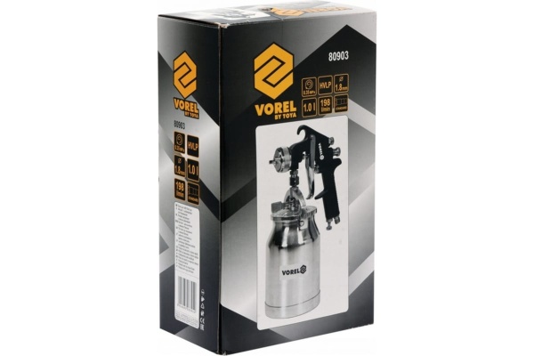 Пистолет-распылитель с нижним бачком VOREL 1000мл 80903