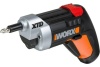 Аккумуляторная отвертка WORX + набор бит WX252