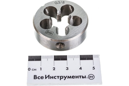 Плашка G3/8 Сибртех 77138