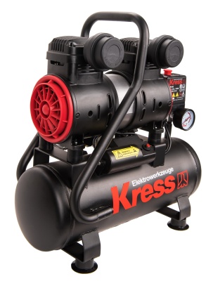 Компрессор воздушный безмаслянный KRESS KP110, 1000 Вт, 8л.