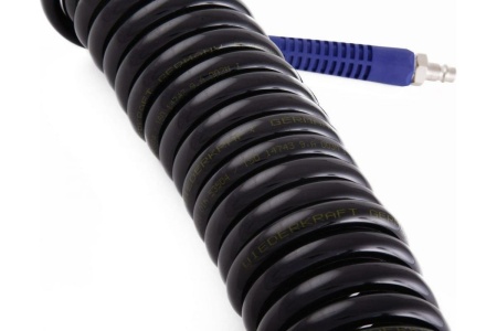 Шланг спиральный (15 м; 10х14 мм) с быстросъемными соединениями WIEDERKRAFT WDK-65815