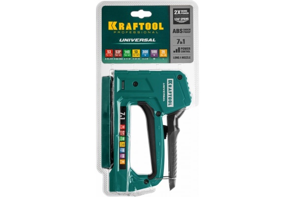 Cтеплер тип 53 (6-14мм)/140 (8-14 мм)/13/ 53F/36/500 KRAFTOOL Universal  31524